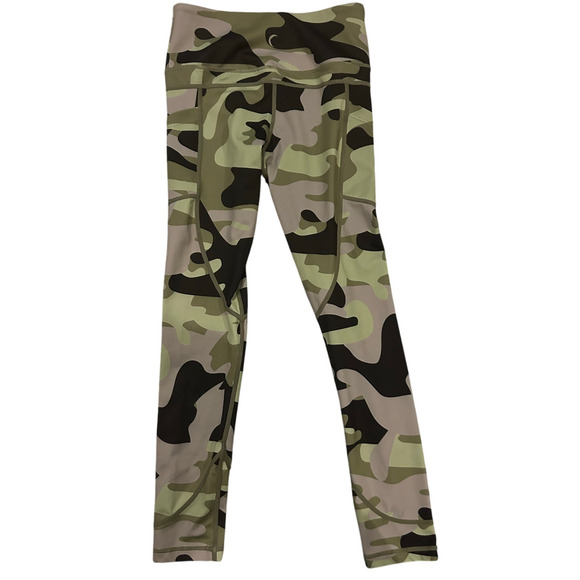 Zyia Active Green Camo High Rise Compression Leggings Women’s Size 2 - Picture 3 of 3